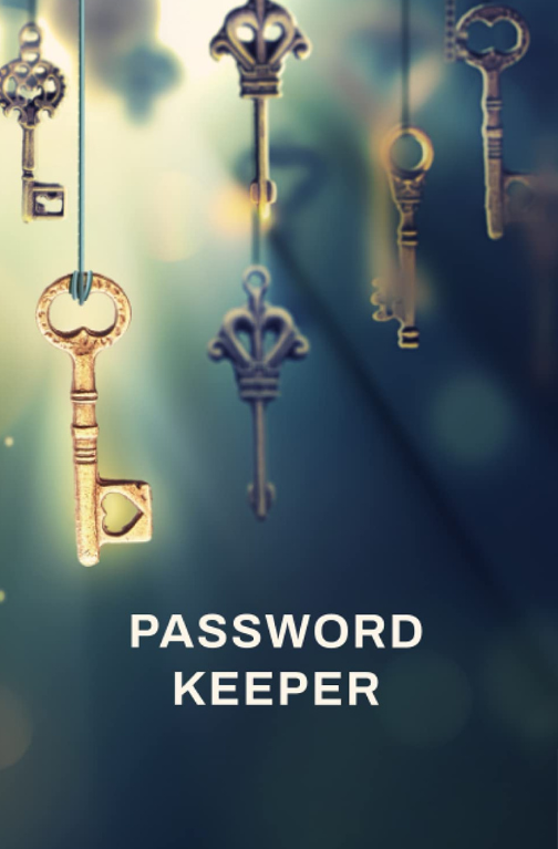 Password Keeper: Personal Internet and Password Login Keeper with tabs for Web Addresses, Email, Usernames, Passwords and notes. 6x9” 105 pages.
