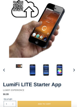 Shopify IOT Lighting Store Product Page