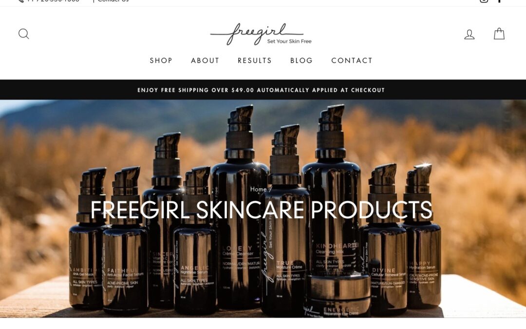 Shopify |  Freegirl Skincare