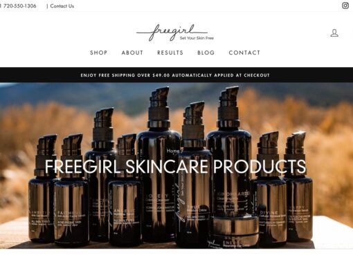 Shopify |  Freegirl Skincare