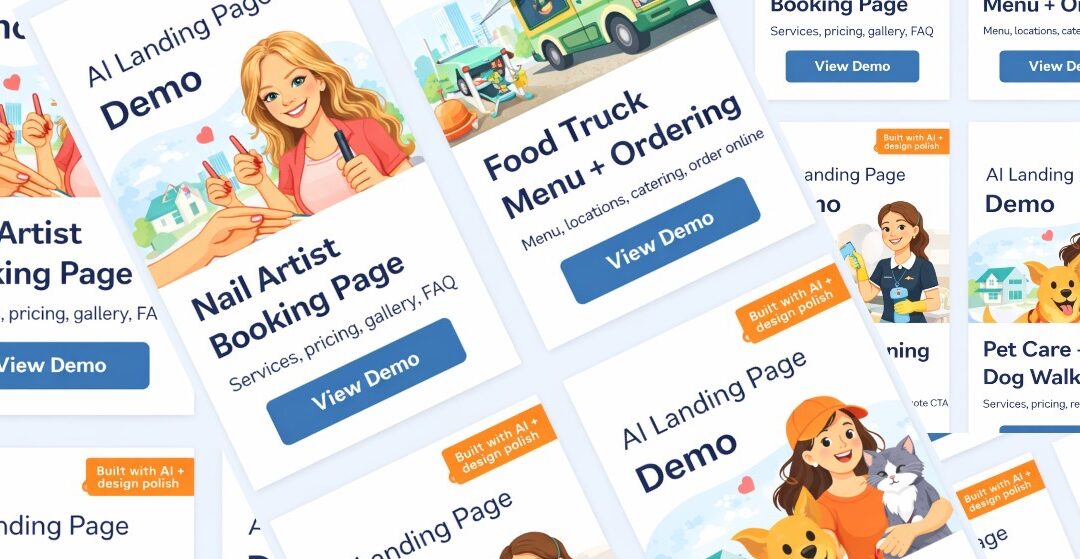 Creating Landing Pages With AI